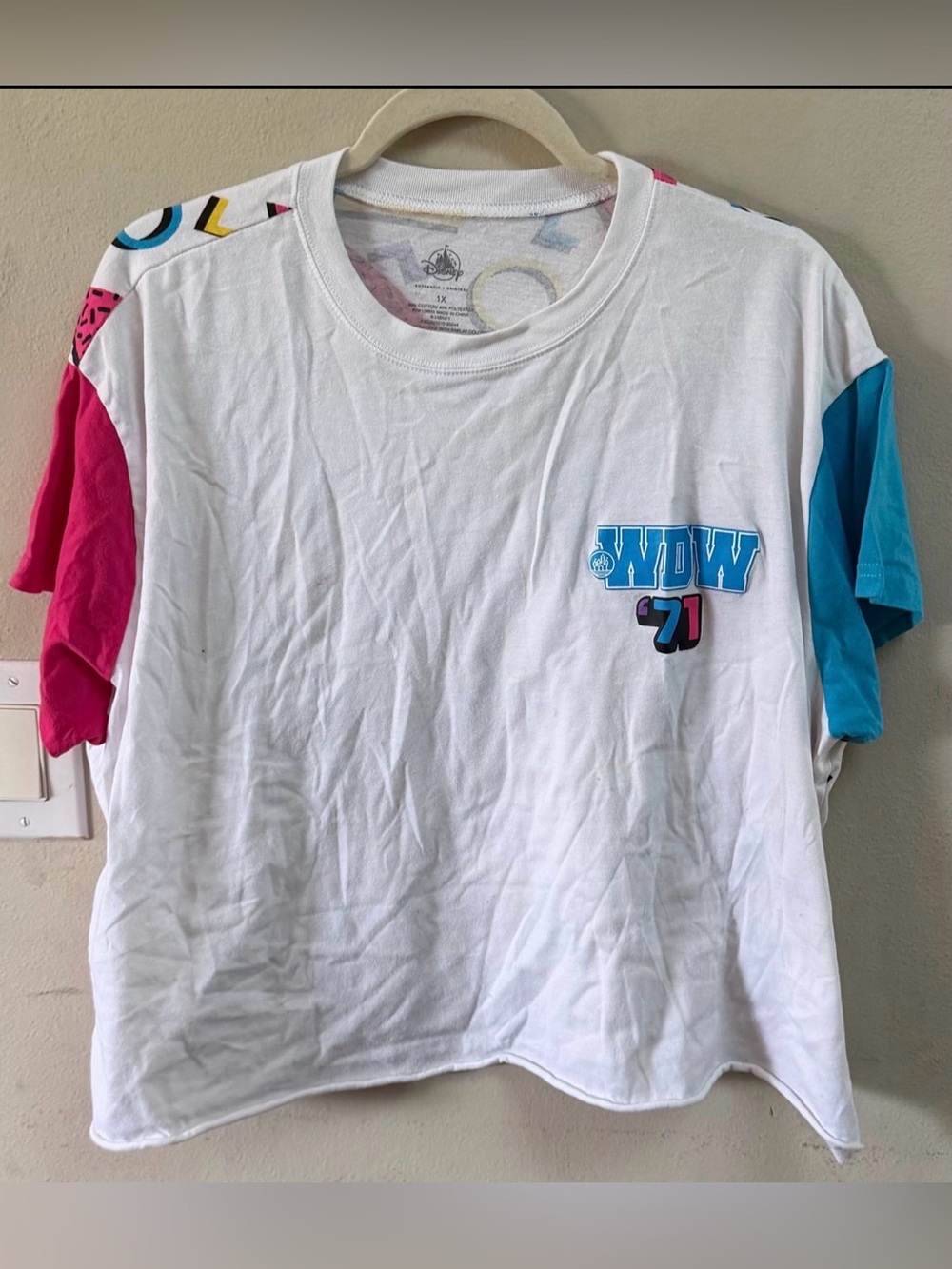 Official Disney parks retro crop top
